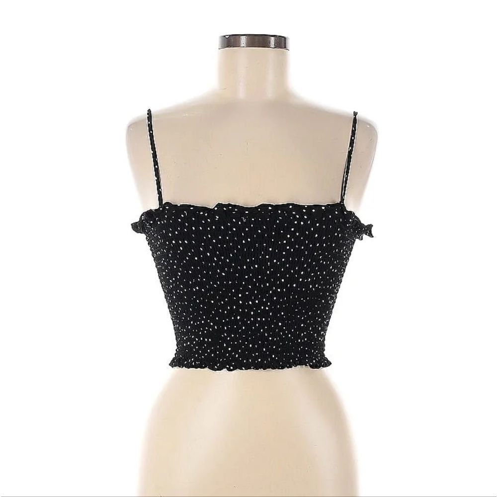 Reformation Carlotta smocked crop top M